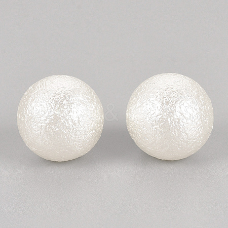 Imitation Pearl Acrylic Beads ACRP-R008-8mm-02-1