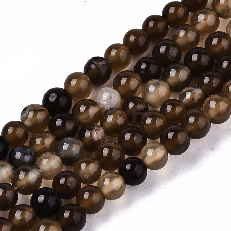 Natural Agate Beads Strands G-S359-241D-1