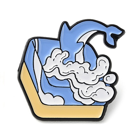 Sea Animal Enamel Pins JEWB-E027-04EB-01-1