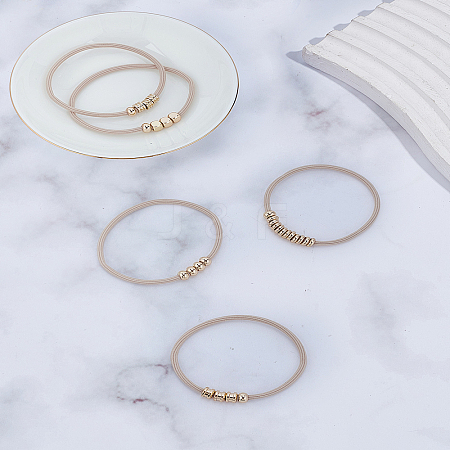 5Pcs Hair Ties OHAR-LP0004-37-1