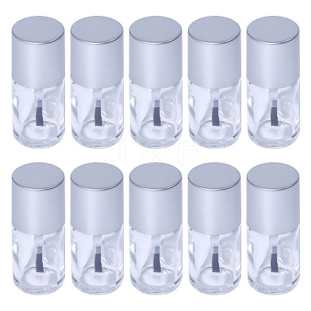 Transparent Glass Nail Polish Empty Bottle MRMJ-WH0082-29A-1