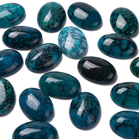 Natural Dragon Veins Cabochons G-F296-06-18x25mm-1