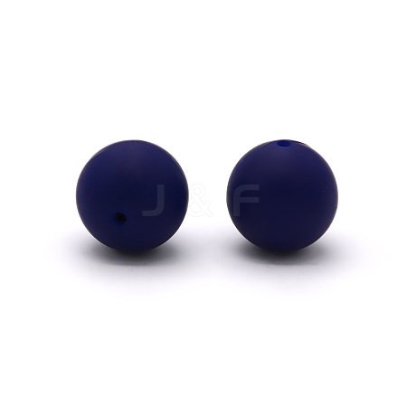 Silicone Beads Round Rubber Bead 15MM Loose Spacer Beads for DIY Supplies Jewelry Keychain Making FIND-SX0001-203-1