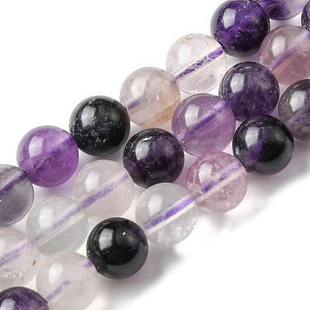 Natural Fluorite Beads Strands G-E598-02B-1