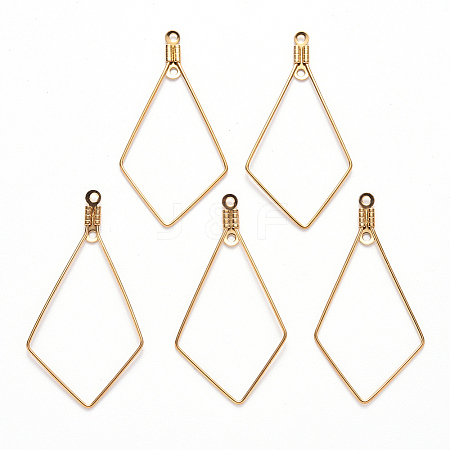 PVD Vacuum Plating 304 Stainless Steel Wire Pendants LS-X-STAS-S103-09G-B-1