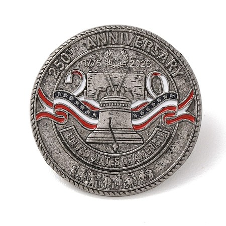 Alloy USA 250th Anniversary Commemorative Lapel Pin Backs JEWB-B046-01D-B-1