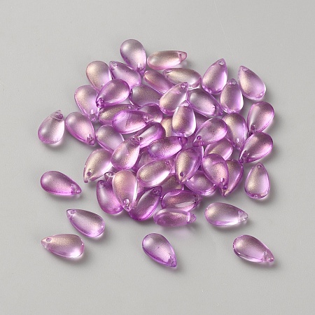 Transparent Glass Charms GLAA-WH0042-55-1