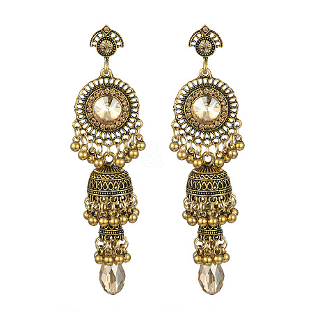 Alloy Acrylic Dangle Stud Earrings FS-WG31A95-03-1