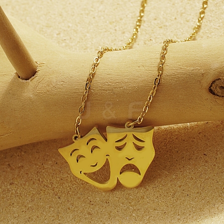 Hollow Expression Pendant Necklaces SQ5360-1-1