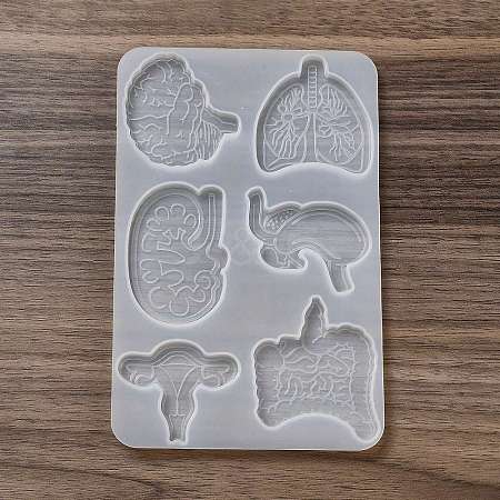 Medical Theme DIY Silicone Badge Reel Ornament Molds DIY-G079-05C-1