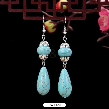 Turquoise Dangle Earrings for Women WG2299-5-1