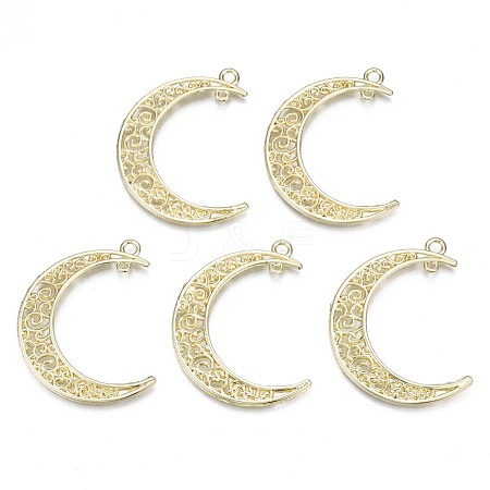 Alloy  2-Loop Link Pendants X-PALLOY-S121-227-1