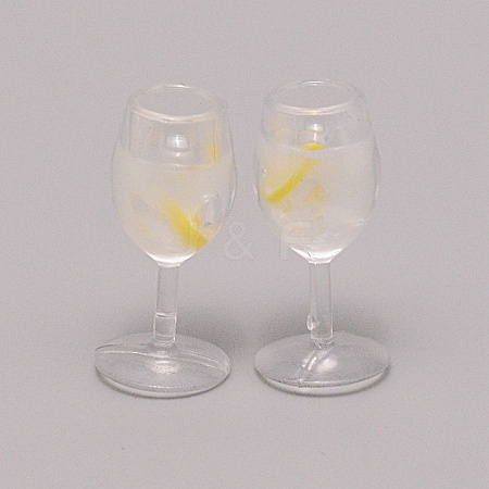 Resin Miniature Mini Dollhouse Goblet Simulation Food DJEW-WH0034-15D-1