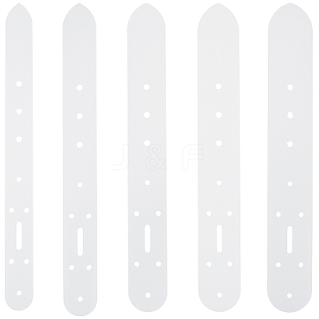 5Pcs PVC Plastic Belt Holes Templates TOOL-CY0001-03-1