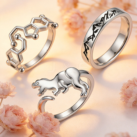 304 Stainless Steel Finger Rings WG0F181-01-1
