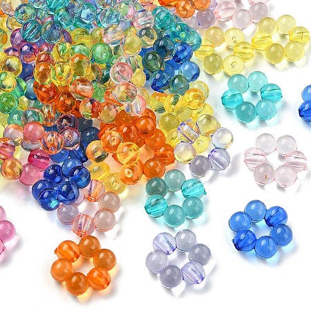 150Pcs Transparent Acrylic Bead Frame TACR-YW0003-21-1