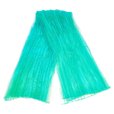 Gradient Pleated Polyester Organza Fabric DIY-WH0349-125-1