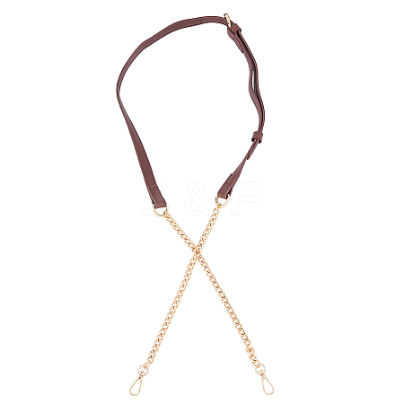 Adjustable PU Leather Bag Shoulder Straps FIND-WH0137-16B-1