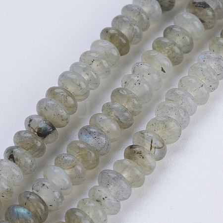 Natural Labradorite Beads Strands G-P354-01-4x2mm-1