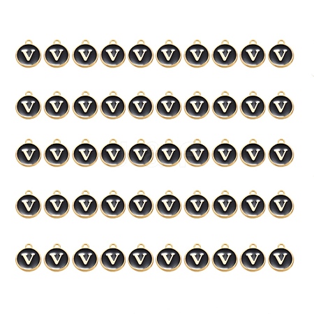 Golden Plated Alloy Charms ENAM-SZ0001-25B-V-1