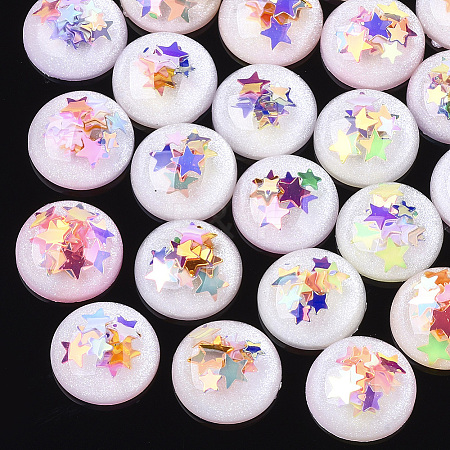 Resin Cabochons CRES-Q208-02B-1