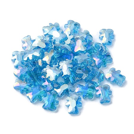 Electroplate Glass Beads EGLA-P059-01A-AB04-1