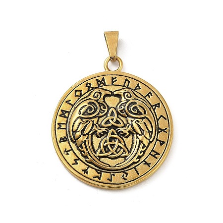 Viking 304 Stainless Steel Pendants STAS-P400-01D-AG-1