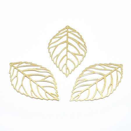 Brass Big Pendants KK-J279-02G-NR-1