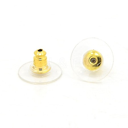 Brass Ear Nuts KK-EC129-G-1