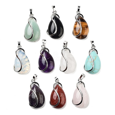 Mixed Stone Pendants G-H1577-M-1