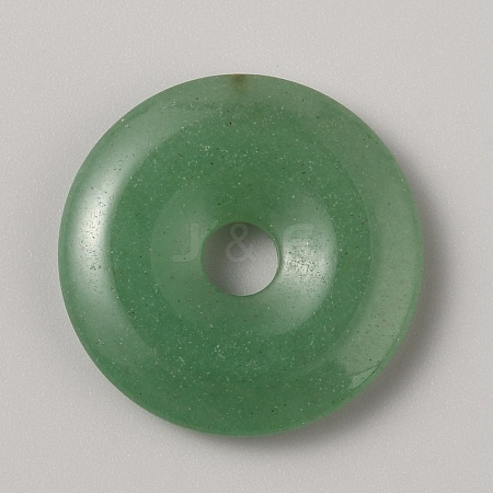 Natural Green Aventurine China Safety Buckle Pendants G-WH0030-21A-08-1