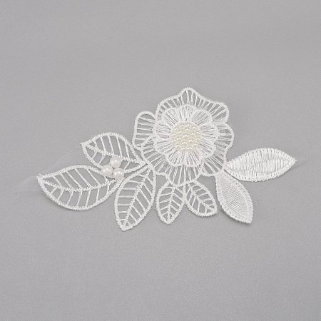 Milk Fiber Lace Embroidery Costume Accessories DIY-WH0019-52-1