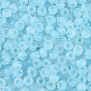 6/0 Transparent Inside Colours Glass Seed Beads SEED-N008-08H-3