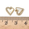 304 Stainless Steel Rhinestone Shell Pendants Ion Plating(IP) STAS-V015-19G-3