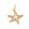 Brass Enamel Charms KK-B148-09G-02-1