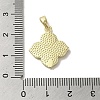 Brass Pave Shell Pendants KK-I708-14H-G-3