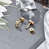 304 Stainless Steel Rhinestone Stud Earrings for Women EJEW-M068-03G-6