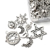 48Pcs 8 Style Tibetan Style Alloy Fruit Charms TIBEP-FS0001-12-4