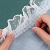 Gorgecraft 10M Polyester Pleated Lace Trim Ribbon DIY-GF0009-03C-6