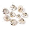 Electroplate Natural Spiral Shell Pendants SSHEL-N042-09-1