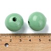 Wood Large Hole European Beads X-WOOD-D027-01H-3