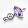 Plated Alloy Bead Cage Pendants PALLOY-S119-015-3