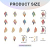 Craftdady DIY Wing Drop Earrings Making Kit DIY-CD0001-38-9