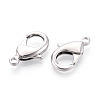 Brass Lobster Claw Clasps KK-YW0004-01E-P-2