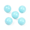 Electroplate Opaque Glass Beads GLAA-A044-01C-1