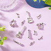 12Pcs 6 Styles Brass Pendants FIND-TA0008-88P-5