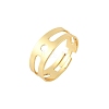 Blank Brass Finger Ring Bands KK-A272-05G-1