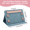 PU Leather Knitting Needle Measuring Ruler TOOL-WH0165-20A-2