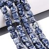 Natural Blue Spot Jasper Beads Strands G-Q608-10G-1