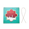 Eid Theme Density Board Wooden Wall Ornament Doorplate Pendants HJEW-C004-01A-3
